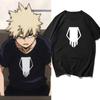 Summer My Hero Academia Bakugo Katsuki Printed Fashion T-shirt Men's Women's Fashion High Quality Loose Cotton T-Shirt Casual