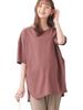 Короткий рукав для беременных и кормящих матерей Можно использовать в течение длительного времени после родов Туника с До и После родов Бесплатно Коричневый Фиолетовый 10384300 [ANGELIEBE]