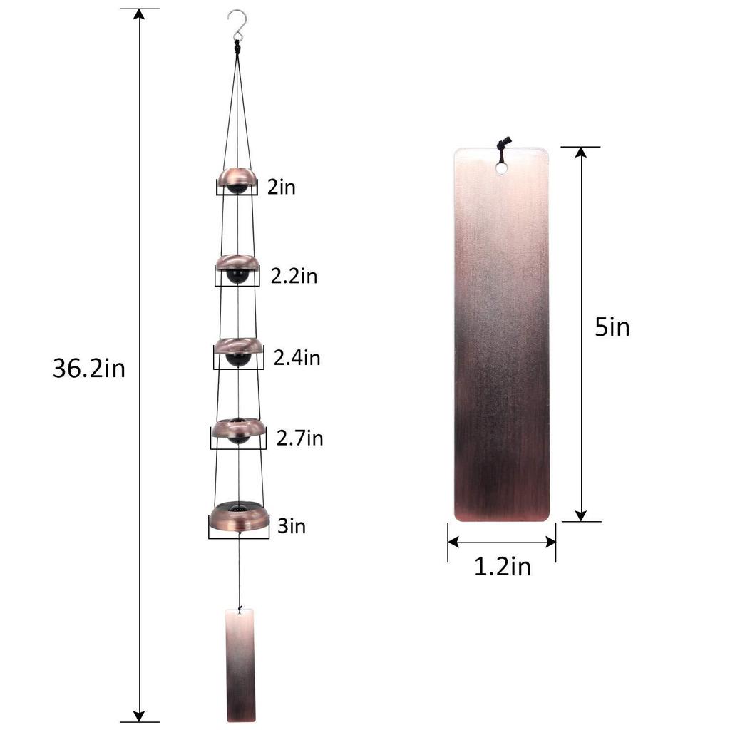 Japanese Style Multi-Bell Wind Chime Pendant for Blessings