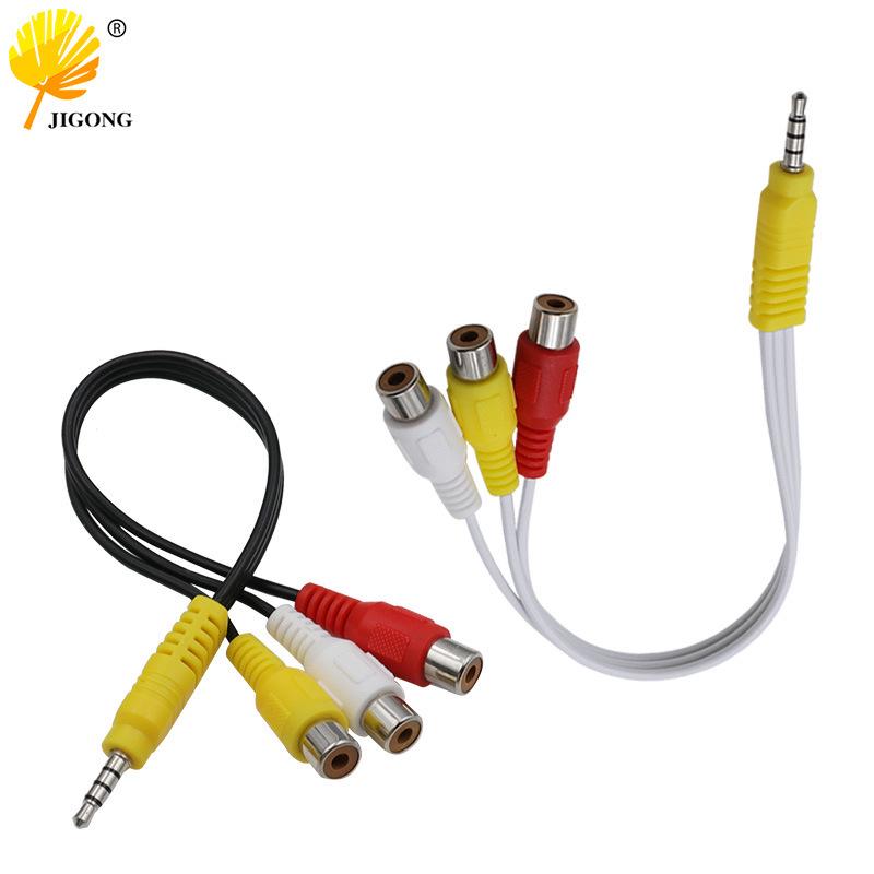 AV-адаптер-кабель RCA на 3,5 мм, один на три, для Skyworth/TCL