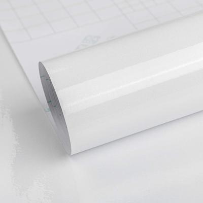 Обои Белые глянцевые обои Наклейка Съемный лист для переделки Белый лист для резки Водонепроницаемый Маслостойкий Устойчивый к плесени Устойчивый к пятнам Внутренний