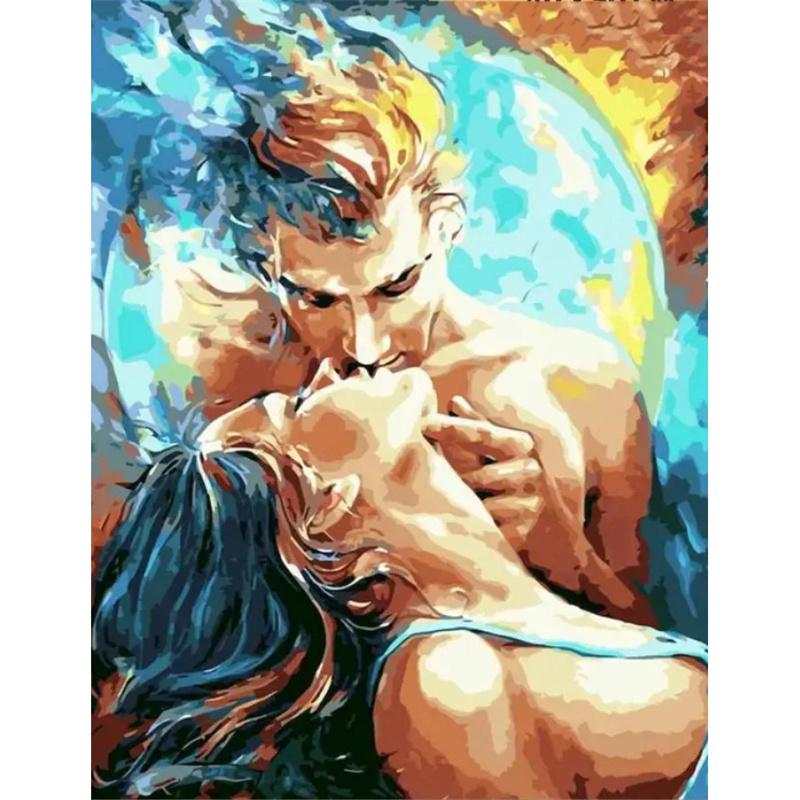 DIY Алмазная картина Сексуальная женщина Набор для вышивки крестом Мозаичное искусство Алмазная картина Полный круг Алмазное украшение для дома