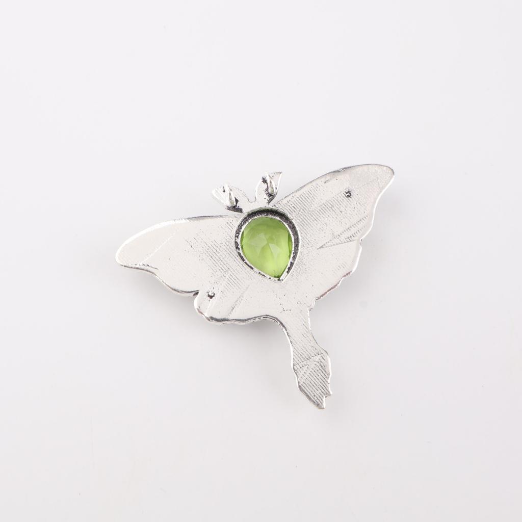 Перидот Драгоценный Камень 925 Стерлинговое Серебро Ювелирные Изделия Окисленный Подвеска 1,2" Для Женщин Подарок CP-31-10