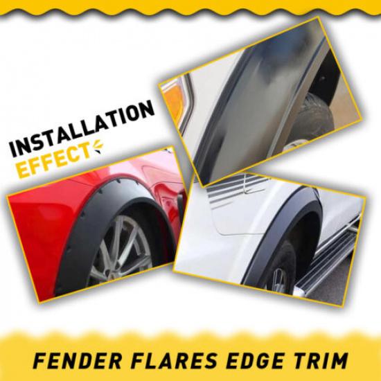 FENDER FLARES Edge Trim Rubber Gasket Rubber Seal Strip 9M For GM Truck Wheel