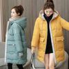Зимние женские куртки, пальто, длинные парки, модные пуховые пальто с капюшоном, толстые теплые куртки, ветрозащитные повседневные пальто