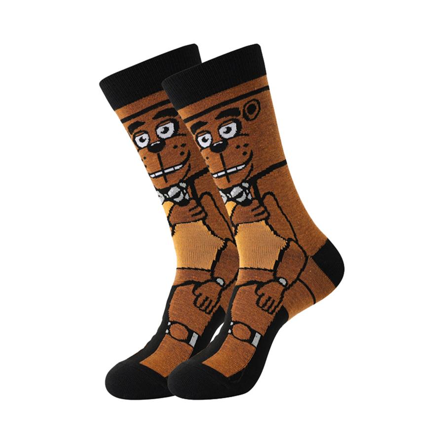3 пары мультяшных аниме геймерских носков мужские женские носки средней длины новинка забавные дизайнерские носки