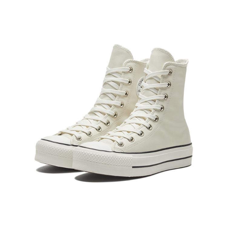 Converse Женские кроссовки Chuck Taylor All Star Lift X-High Egret Белый Черный 569720C