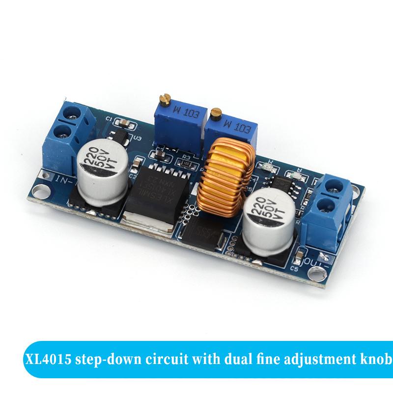 CC/CV Adjustable Max 5A Step Down Buck Charging Board XL4015 Lithium Battery Charger Converter Module DC-DC 0.8-30V To 5-32V