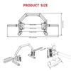 Rackable Open Trap Bar Multi-Function Open-Ended Weightlifting Barbell Wear Resist for Deadlift Carries Lunges Squats