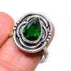 Natural Chrome Diopside Gemstone 925 Sterling Silver Jewelry Ring Size 8.5 U1H15