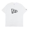 New Era Короткий рукав Пейсли Флаг Размер CT TEE PAISLEY NER36A3390 Футболка, Хлопок, Логотип, Белый, M, SS, F, FLAG, WHI, 14410106,