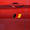 GLEAVI Germany Flag Car Sticker Metal State Flag Car Decal Sticker Germany Flag Window