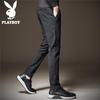 PLAYBOY Men's Straight-Leg Business Casual Pants for Autumn/Winter