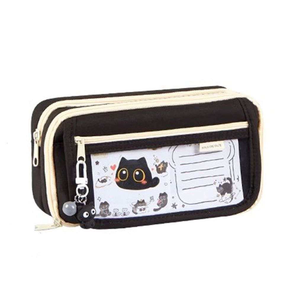 Large Capacity Pencil Case Transparent Pencil Box High Quality Stationery Organizer School Office