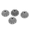 4Pcs Zinc Alloy 10T Pinion Gear Set Motor Pinion Gear Set for WLtoys 144010 124016 124017 124018