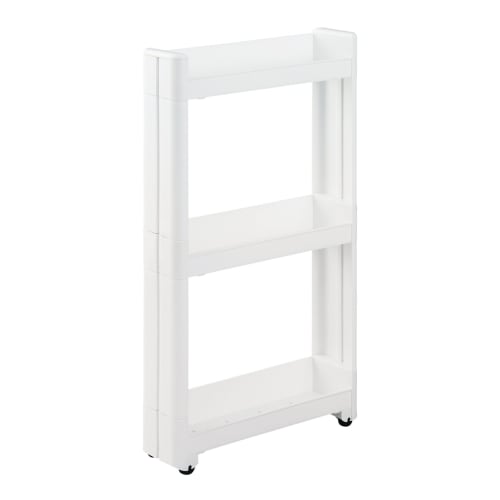 Fudo Giken Smart Wagon Fit W100 45-3 Tier, Approx. 10.5cm Wide X 45cm Deep X 76.2cm High, F-2570