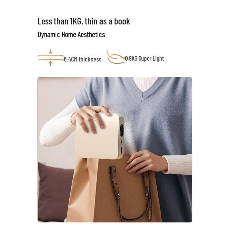 Портативный HD-проектор для электронной коммерции V318: Металлический поворотный механизм, прямая проекция на стену