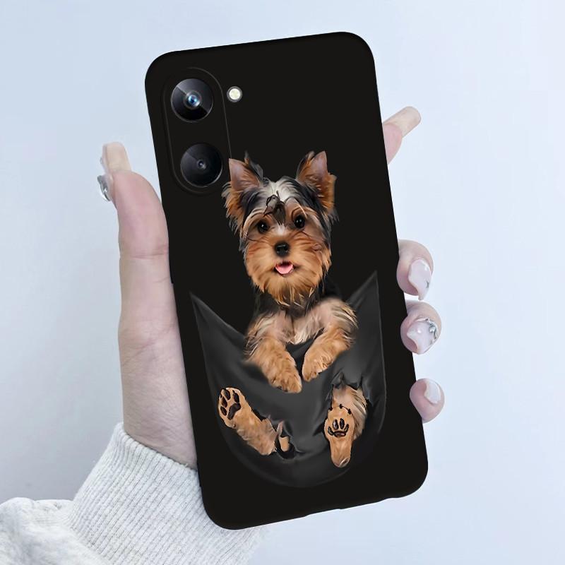 For Realme 10 Pro Phone Case RMX3661 Butterfly Flower Girl Design Soft Silicone TPU Back Housing for Realme 10Pro 5G 2022 Cover