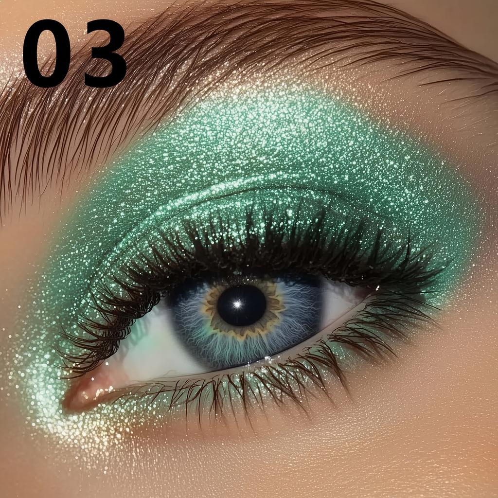 Яркие блестящие кремовые тени для век с кисточкой. Стойкие водостойкие неразмазывающиеся мерцающие тени для век, идеально подходящие для сценических вечеринок