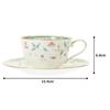 Чашка-блюдце Noritake 220 куб. см. Hanasara Bone China & (Кофе чай) Т59387А/4409