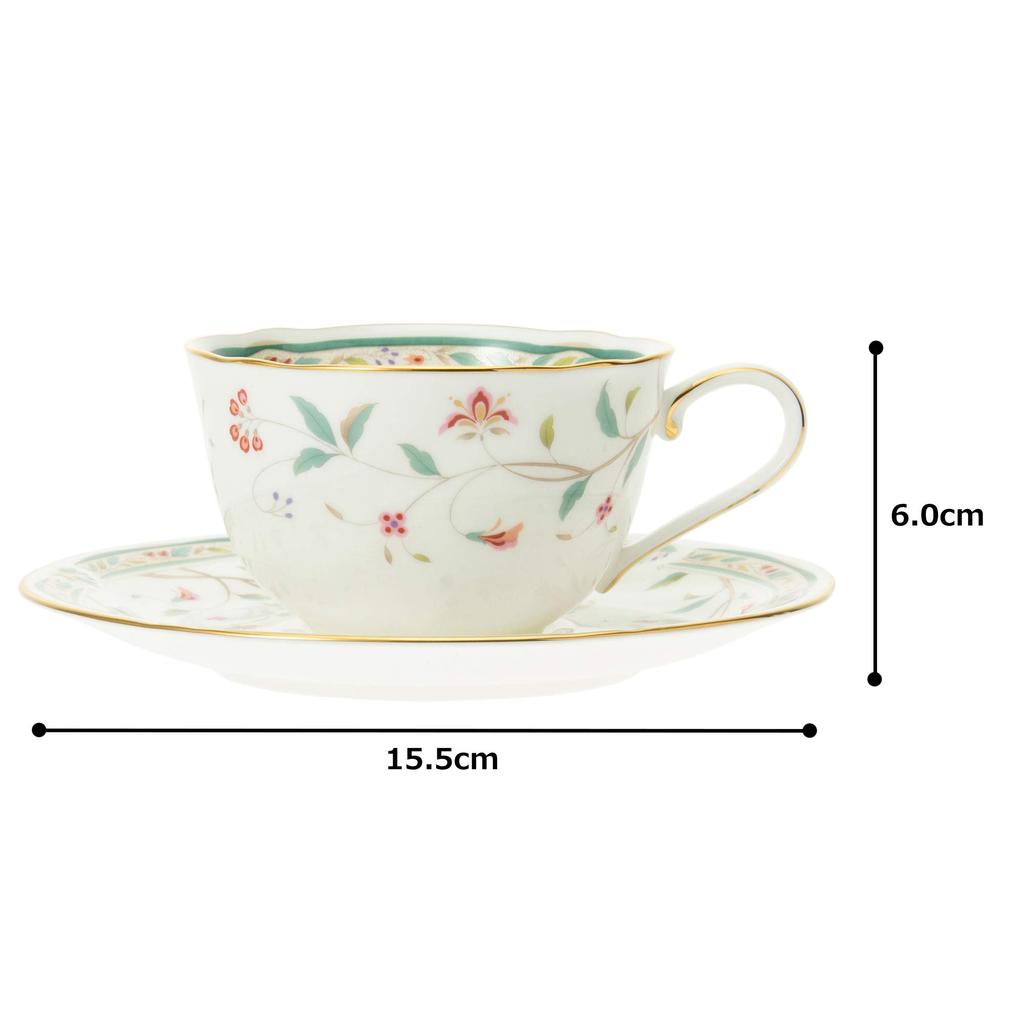 Чашка-блюдце Noritake 220 куб. см. Hanasara Bone China & (Кофе чай) Т59387А/4409
