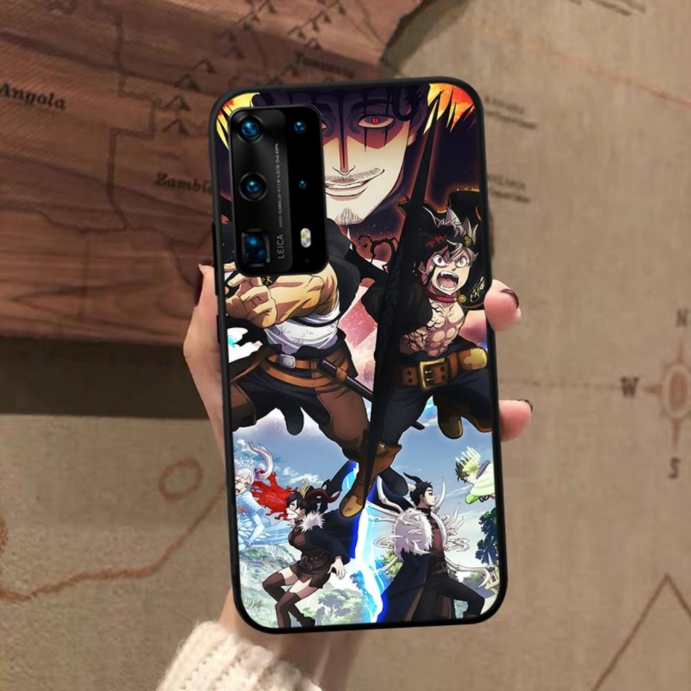 Black Clover Phone Case For Huawei P 8 9 10 20 30 40 50 Pro Lite Psmart Honor 10 Lite 70 Mate 20lite