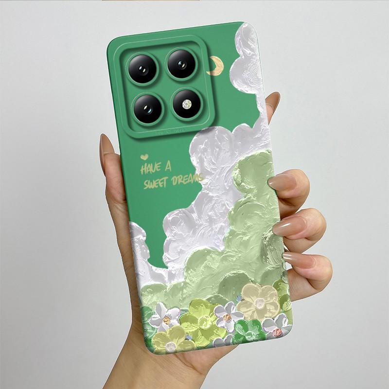 Чехол для телефона Xiaomi 14T Pro 14Tpro, мягкий силикон TPU, милый окрашенный корпус, с рисунком из мультфильма, ударопрочная защитная задняя крышка