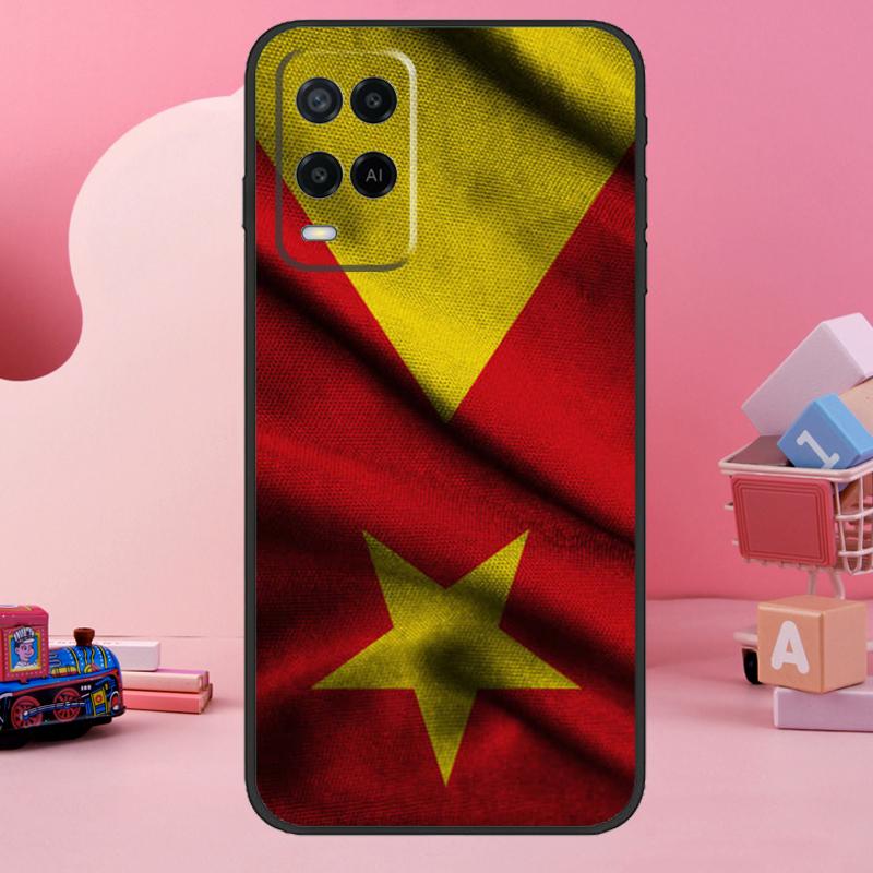 Tigray Flag Theme Case For Oppo A18 A38 A58 A78 A98 A74 A54 A94 A80 A60 A40 A96 A76 A16 A15 A17 A57 A77 A5 Pro