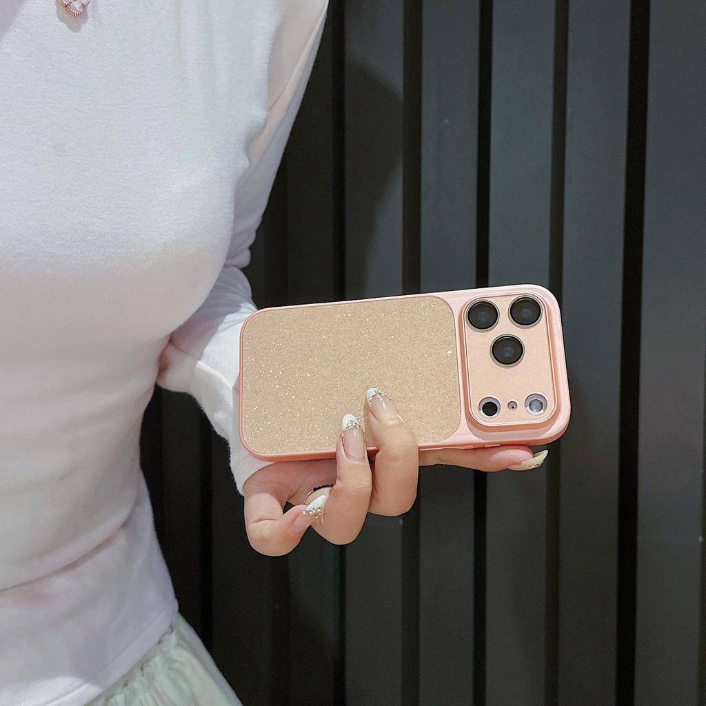 Чехол Lux Glitter с полным покрытием для iPhone 17 Pro Max с защитой камеры и противоударными свойствами