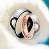 Hot Selling Heart-shaped Couple Ring Accessory Gift
