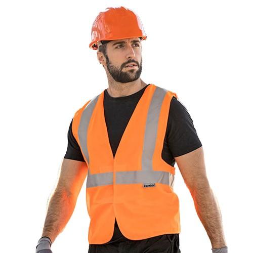 Korntex Unisex Adult Bremen Reflective Tape Hi-Vis Vest