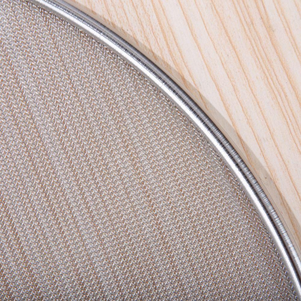 Сетка для защиты от разбрызгивания жира из нержавеющей стали, защитный экран для сковороды, прочная крышка от брызг