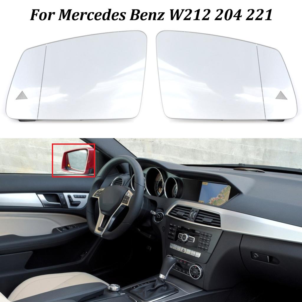 Левое и правое с подогревом, предупреждение о слепых зонах, крыло, заднее зеркало, стекло для автомобиля Mercedes-Benz CES GLA GLK Class W212 W204 W221