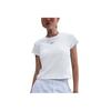 Sportswear Round Neck Breathable Solid Color Short Sleeve T-Shirt Women Tops HV4995-100