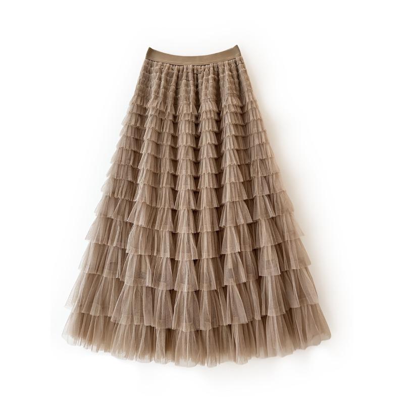 Женская юбка, сетчатая юбка, вечеринка по случаю дня рождения, праздника, танцев, качелей, торта, тонкая длинная юбка
