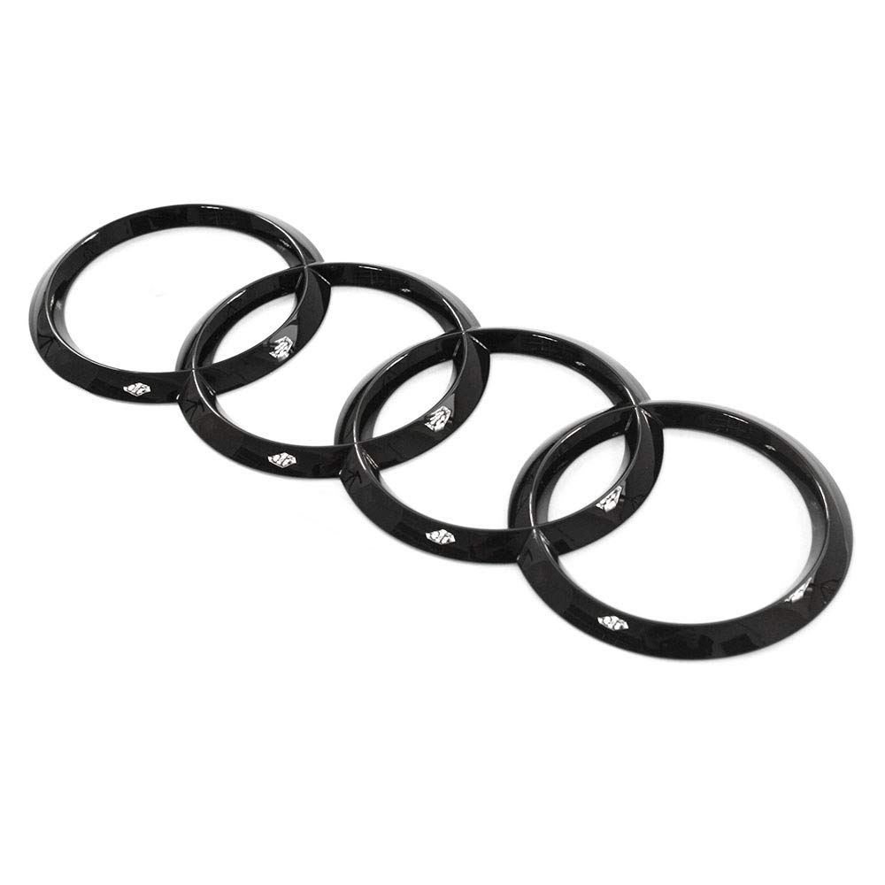 Audi 4M8071802 Знак Кольцо на крышку багажника Черный Выпуск Эмблема Черный Линия Логотип Черный