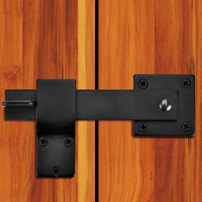 Откидная защелка для двери сарая с монтажными принадлежностями. Вращение на 360 градусов. Безопасность конфиденциальности. Простая установка. Защелка для раздвижной двери. Защелка для ворот.