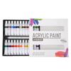 Набор акриловых красок 24 цвета 12 мл портативный безопасный набор пигментов акриловых красок с кисточкой для художников