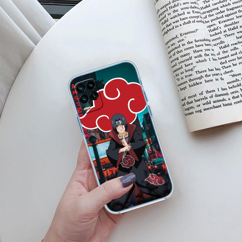 Naruto Uchiha Itachi Transparent Phone Case for Motorola Moto G7 G8 G9 G84 G85 G73 G24 G15 Z2 Play Power Plus
