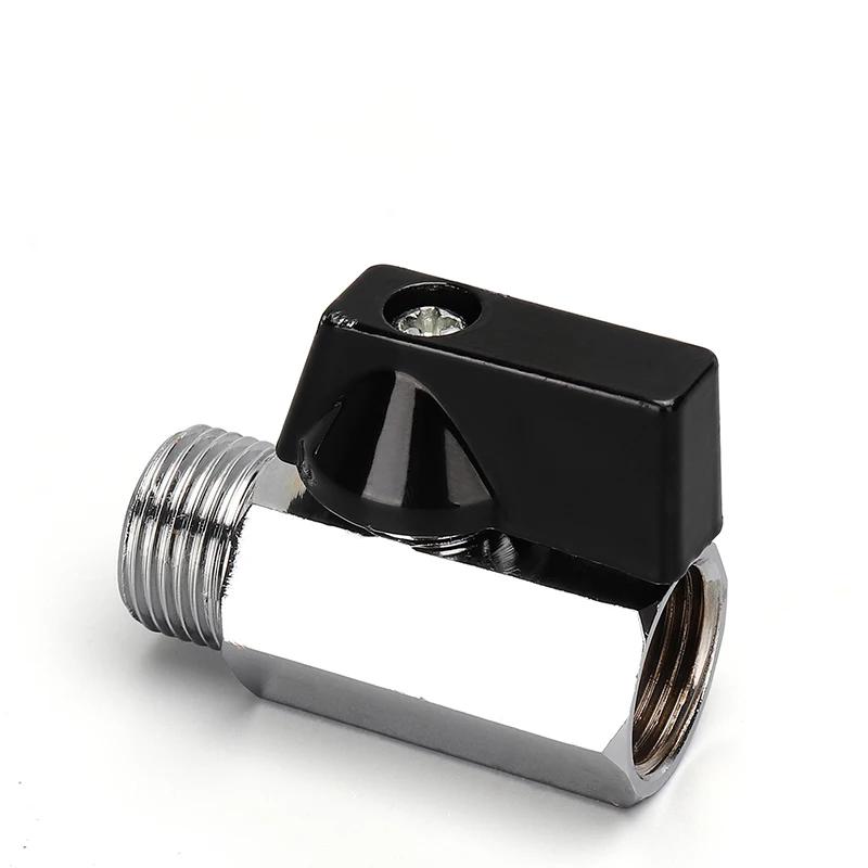 1/8" 1/4" 3/8" 1/2" Резьбовой Мини Латунный Шаровой Кран BSP Папа-Мама Компрессор Воздух Вода Газ Нефть Запорный Кран