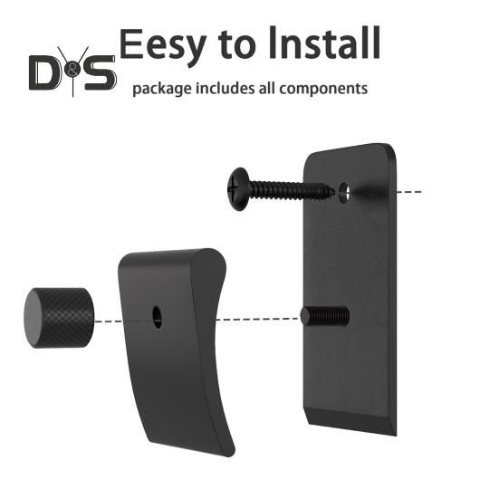 4 Pcs Tapestry Clip Metal Carpet Hanging Clips with Screws Easy Installation Wall Hangings Clip for Blankets Tapestries