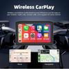 EKIY 6.25 inch Portable Gps Navigation Motorcycle Navigator Wireless CarPlay Android Auto With Bluetooth Ipx6 Waterproof HD IPS