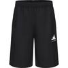 Breathable Lace-Up Mid-Waist Fitted Casual Shorts Unisex Shorts Black White S21ATMSH3T-BW