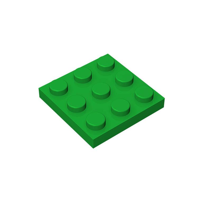 80 шт. 11212 Пластина 3x3 Совместимая с MOC Детали Кирпичики Строительные Блоки Аксессуары Сборка Заменяемые Переключаемые Частицы DIY Детская Игрушка