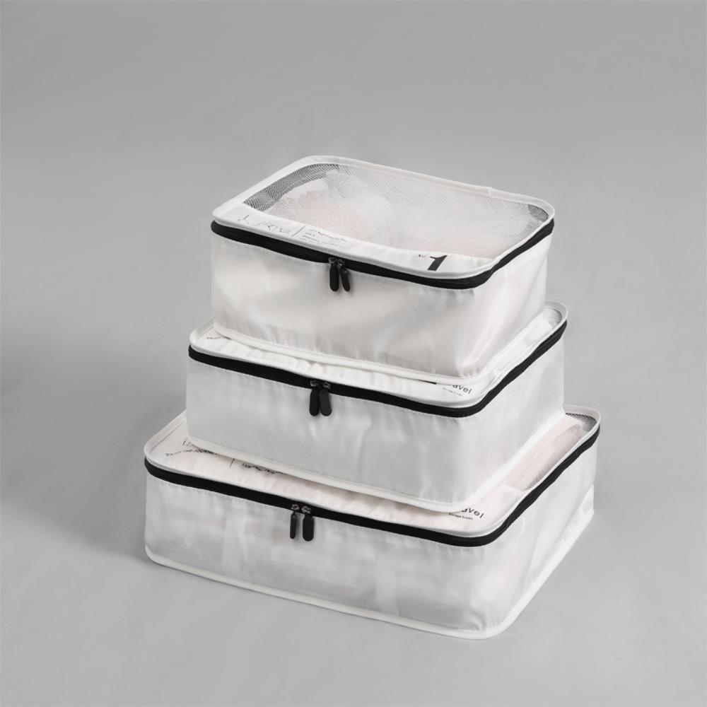 Clothes Subpackage Compressible Suitcase Packing Handbag Visible Waterproof Bag Travel Storage Bag