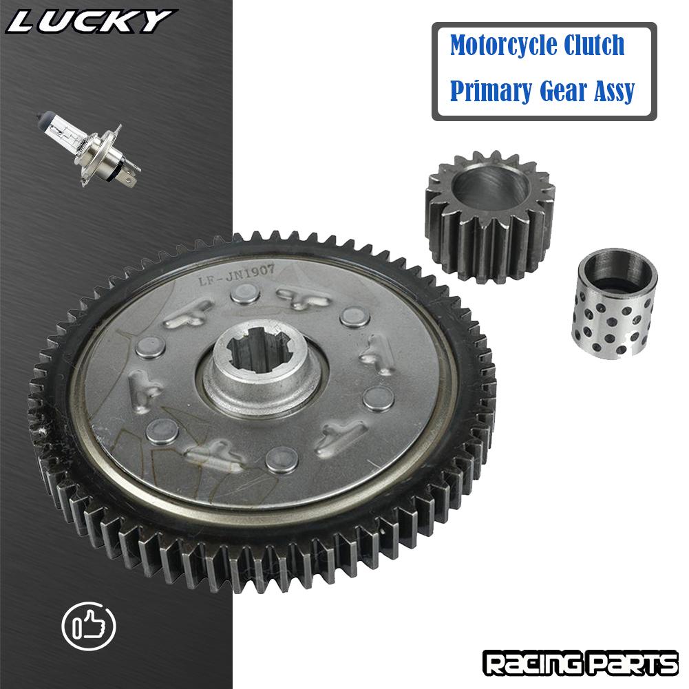 Motorcycle 67T 18T Clutch Primary Gear Assy For Lifan 125cc Manual Clutch 125 Horizontal Kick Starter Engines Dirt Pit Bike Part
