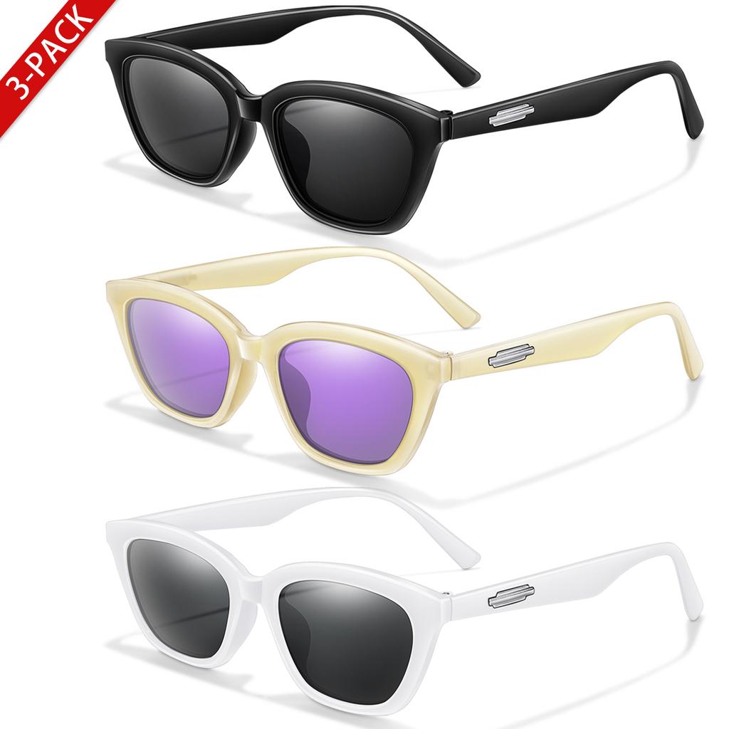 1 шт./3 шт. Солнцезащитные очки для рыбалки «кошачий глаз» Женские Модные Дизайнерские Резаные Маленькие Оправы Тени Ретро Мужские Вечерние Женские Очки Uv400