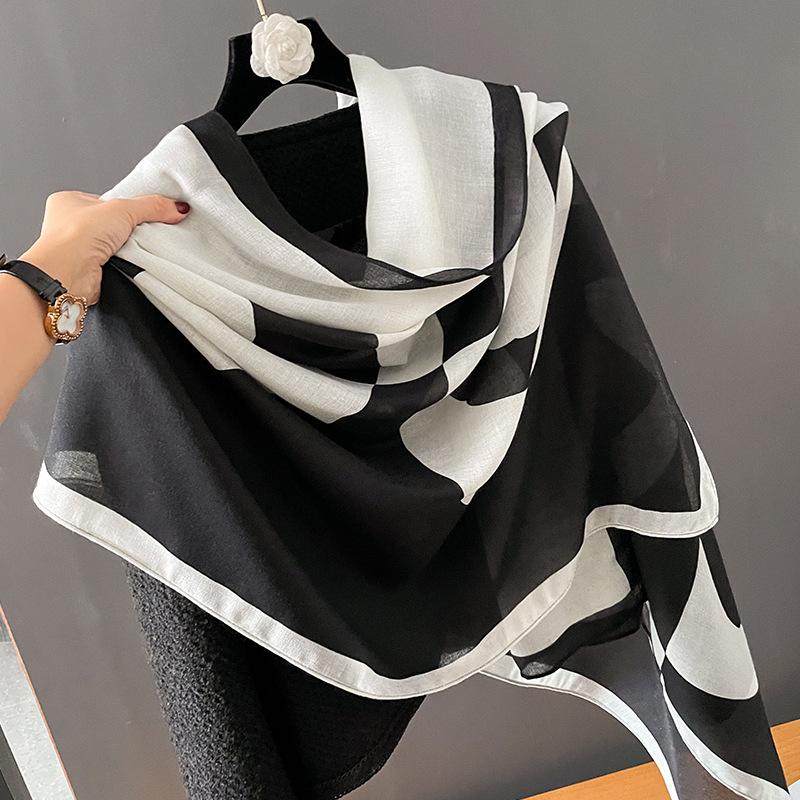 Новая мода женский солнцезащитный теплый ветрозащитный холодный длинный платок на все времена года шарф для женщин