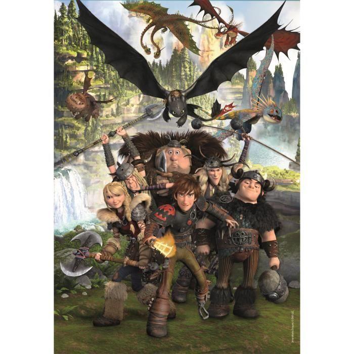 CLEMENTONI - 180 pièces Super - Dragons