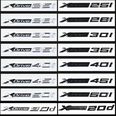 Автомобиль 3D ABS для BMW XDrive 20i 25i 28i 30i 35i 40i 48i 50i 20d 30d 28d 50d логотип Fender багажник значок эмблема наклейка стиль